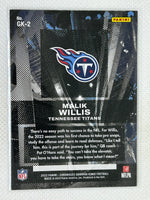 2022 Panini Chronicles Gridiron Kings GK-2 Malik Willis Tennessee Titans