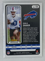 2022 Panini Absolute Football Rookie Khalil Shakir #179 Buffalo Bills