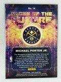 2018-19 Panini Hoops Faces of the Future #14 Michael Porter Jr. Denver Nuggets