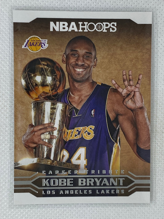 2017-18 NBA Hoops Kobe Bryant Career Tribute #293 Los Angeles Lakers