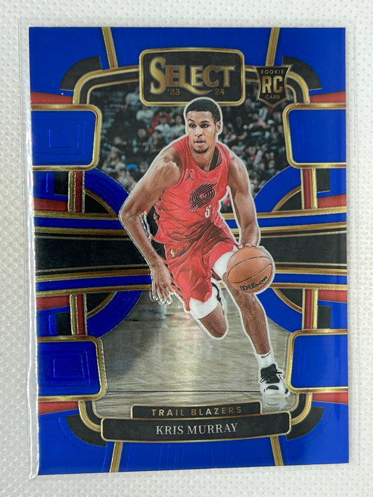 2023-24 Panini Select Rookie Kris Murray #91 Portland Trailblazers