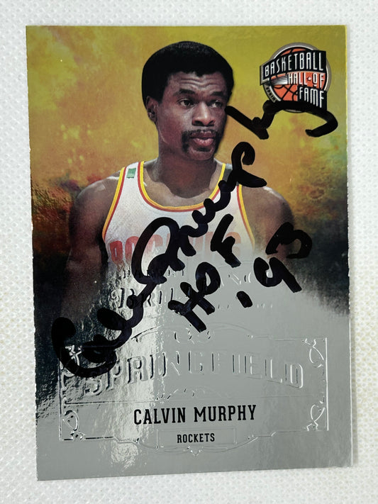 2012-13 Panini Brilliance Springfield Calvin Murphy #20 HOF Houston Rockets Signed Card