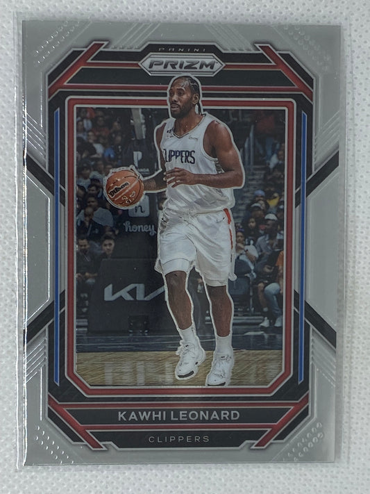 2022-23 Panini Prizm Base Kawhi Leonard #128 Los Angeles Clippers