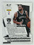 2014-15 Panini Prizm Orange Die-Cut Prizm /139 Deron Williams #81 Brooklyn Nets