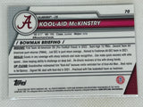 2023 Topps Bowman University Rookie Kool-Aid McKinstry #70 Alabama Crimson Tide