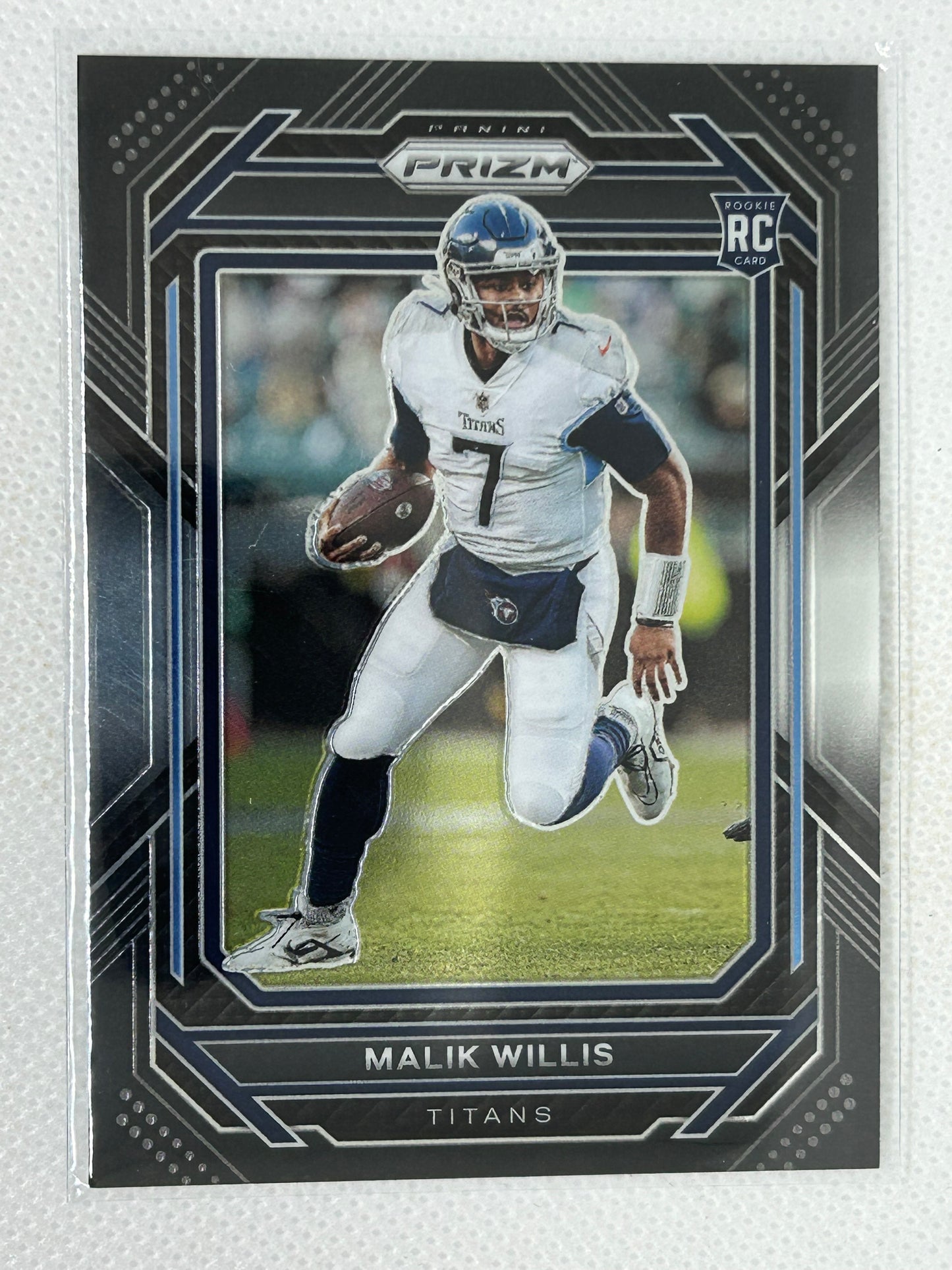 2022 Chronicles Prizm Black Malik Willis Prizm Rookie #PB7 Tennessee Titans