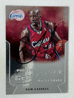 2012-13 Panini Brilliance #227 Sam Cassell Los Angeles Clippers Signed Card