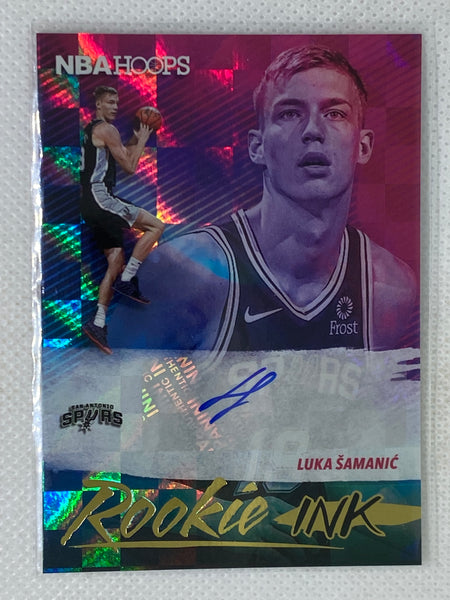 2019-20 Panini NBA Hoops Rookie Ink Luka Samanic #RI-LSM Rookie Auto