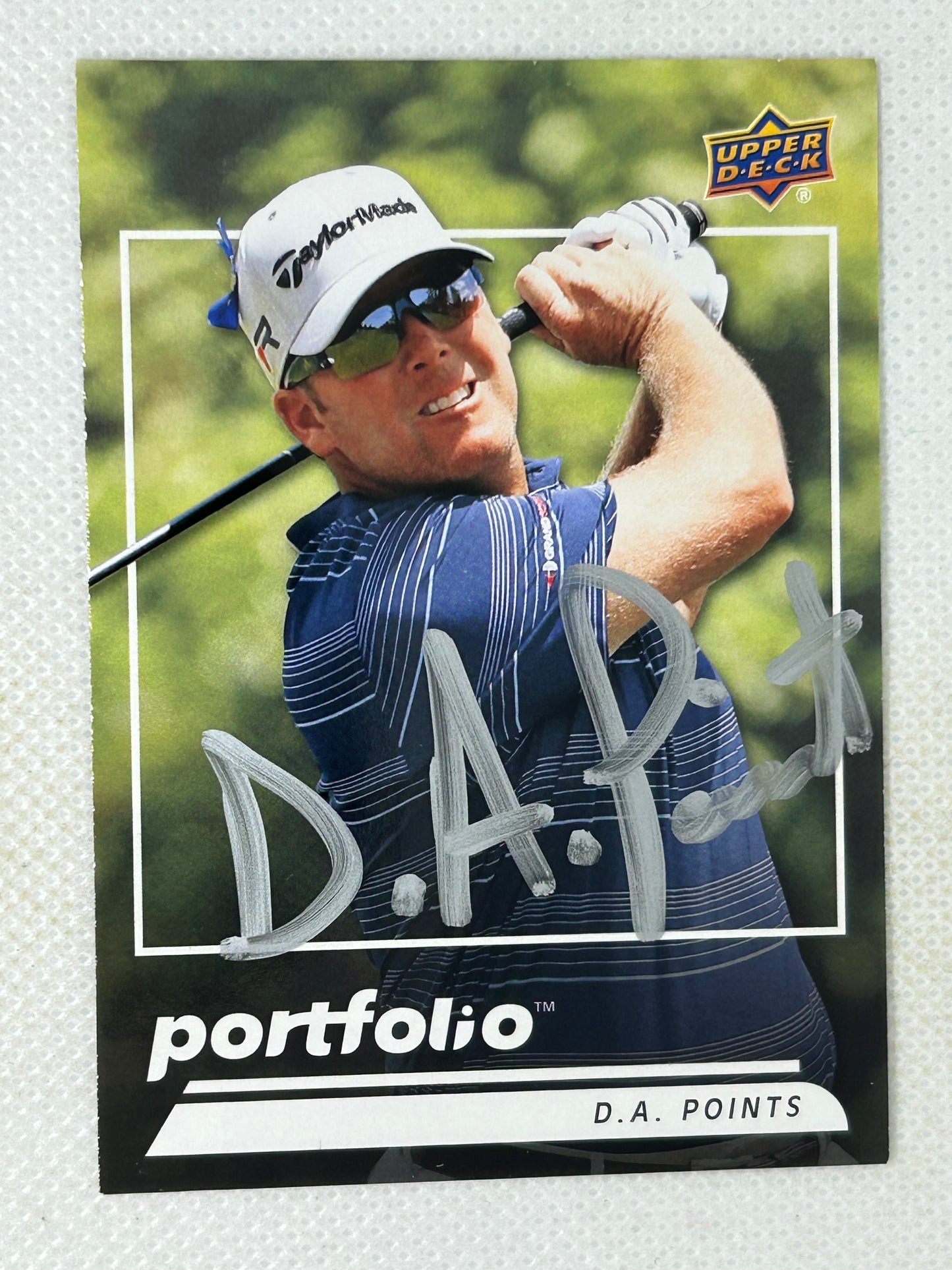 2024 Upper Deck Portfolio Golf DA Points #44 Signed Card