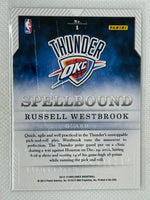 2012-13 Panini Brilliance Spellbound #1 Russell Westbrook "W" Oklahoma City Thunder