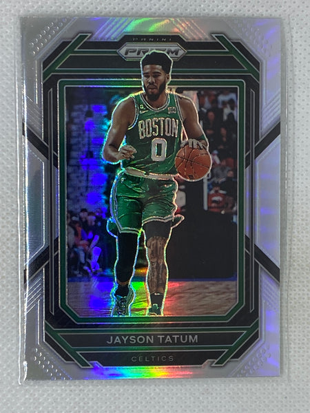 2022-23 Panini Prizm Jayson Tatum Silver Prizm #17 Boston Celtics