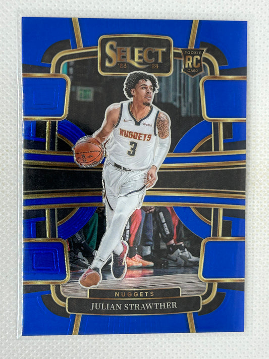 2023-24 Panini Select Rookie Julian Strawther #78 Denver Nuggets