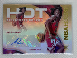 2021-22 Panini NBA Hoops Ayo Dosunmu Hot Signatures Rookies RC SSP #JSR-AD Chicago Bulls