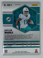 2021 Panini Mosaic Jaylen Waddle Silver Variation Rookie RC #308-V Miami Dolphins SP