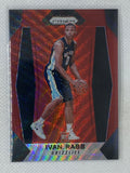 2017-18 Panini Prizm Prizms Ruby Wave #202 Ivan Rabb Rookie Memphis Grizzlies