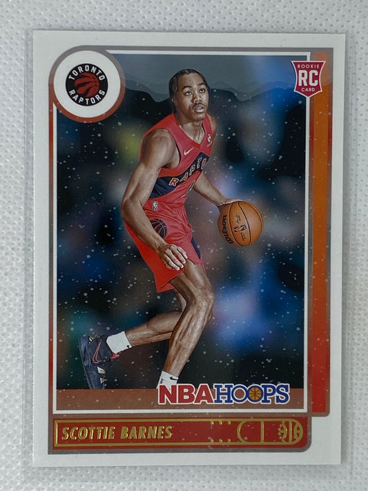 2021-22 NBA Hoops Winter #227 Scottie Barnes -Rookie -Toronto Raptors