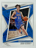 2021-22 Panini Chronicles Josh Giddey Rookies & Stars Rookie Card #125 Oklahoma City Thunder