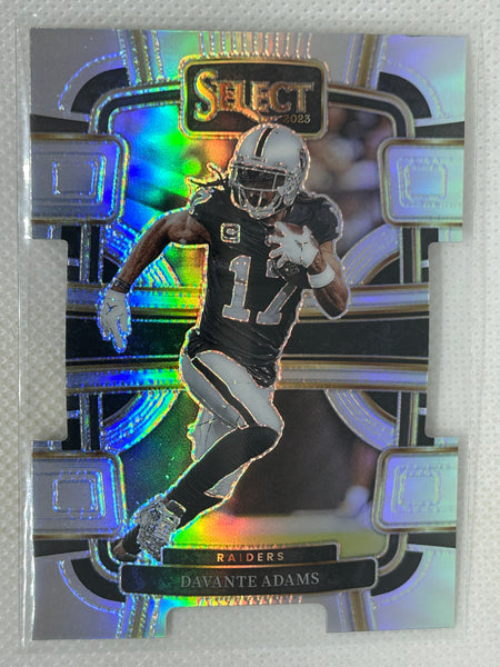 2023 Panini Select Concourse Silver Prizm Die-Cut #59 Davante Adams Las Vegas Raiders