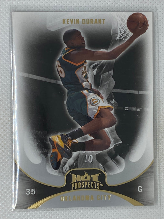 2008-09 Fleer Hot Prospects Kevin Durant #25 Oklahoma City Thunder