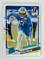 2023 Panini Donruss Rated Rookie #357 Puka Nacua Los Angeles Rams