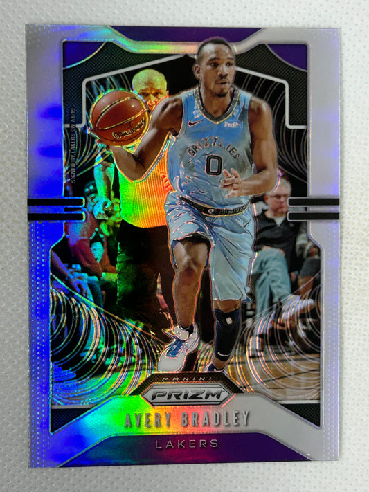 2019-20 Panini Prizm Silver Avery Bradley #137 Los Angeles Lakers