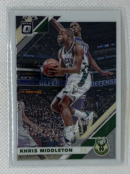 2019-20 Panini Donruss Optic Base Khris Middleton #71 Milwaukee Bucks