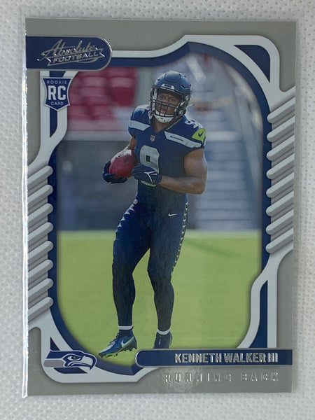 2022 Panini Absolute Football Rookie Kenneth Walker III #118 Seattle Seahawks