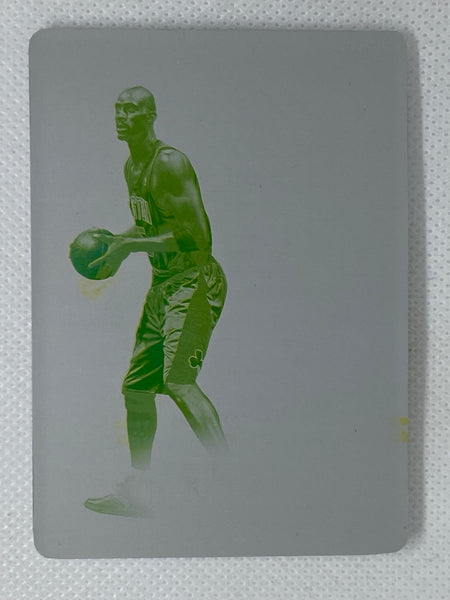 2021-22 Flawless Kevin Garnett Logoman Autograph Yellow Printing Plate #25 1/1 Boston Celtics