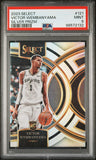 2023 Panini Select Silver Prizm Premier #121 Victor Wembanyama Rookie PSA 9 San Antonio Spurs