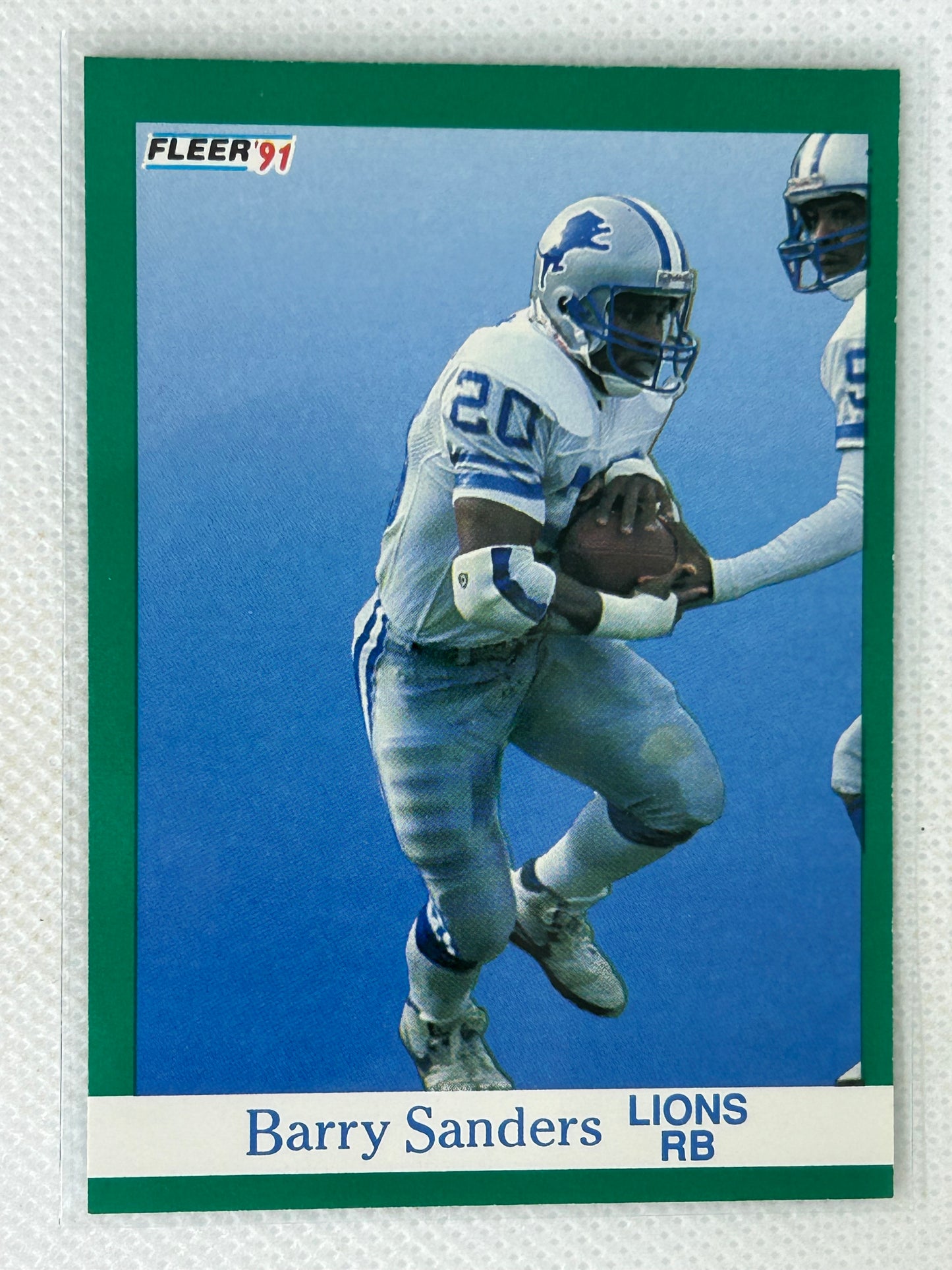 1991 Fleer Barry Sanders #247 Detroit Lions