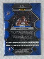 2022-23 Panini Mosaic Jalen Williams #217 Rookie Card Oklahoma City Thunder