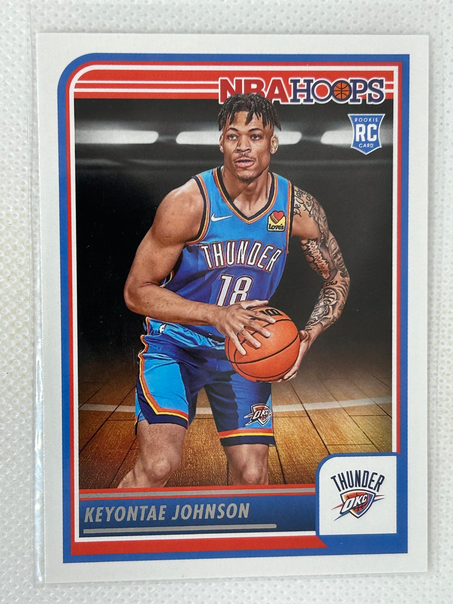 2023-24 Panini Hoops Rookie #263 Keyontae Johnson Oklahoma City Thunder