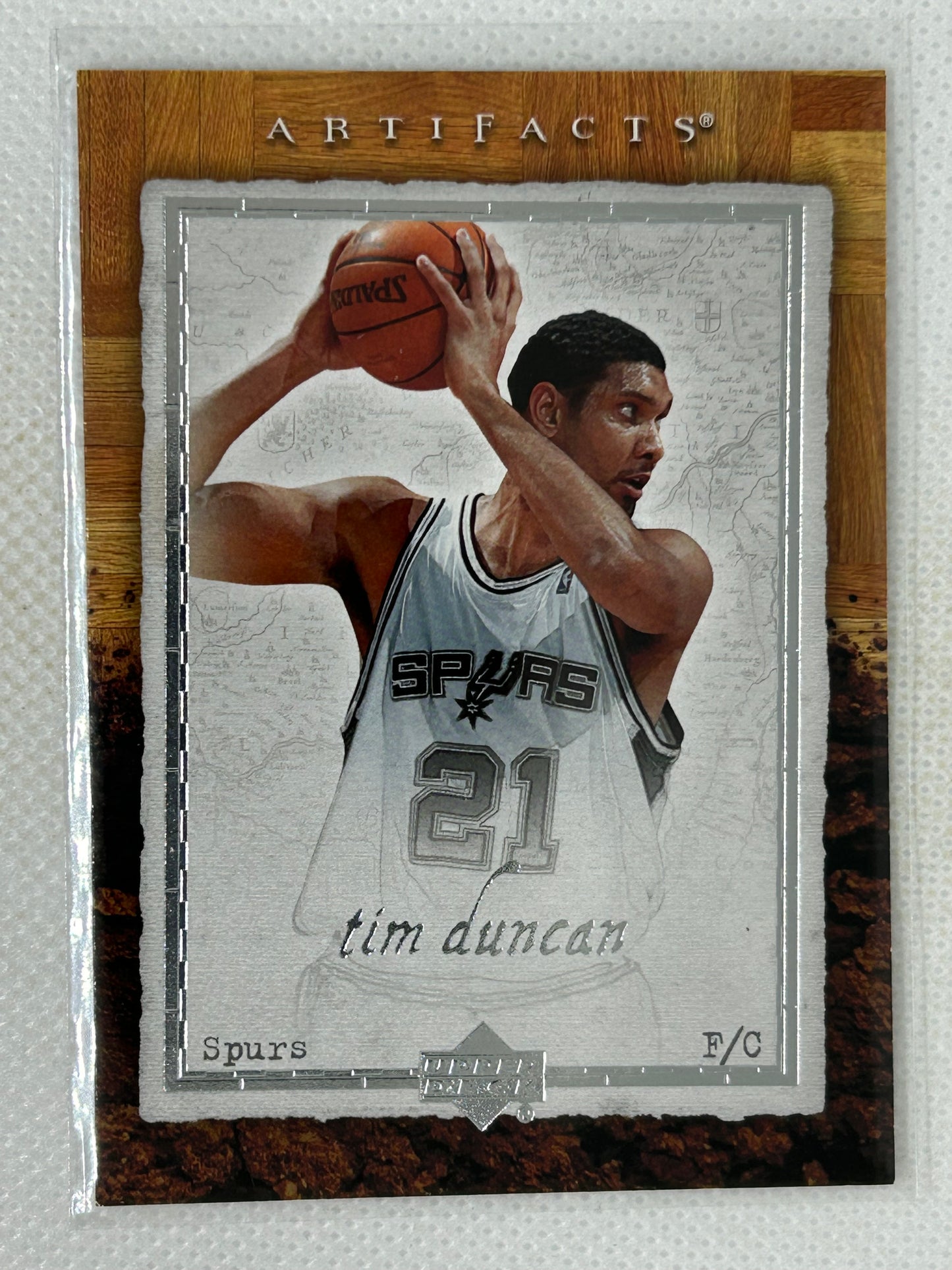 2007-08 Upperdeck Artifacts Tim Duncan #85 San Antonio Spurs