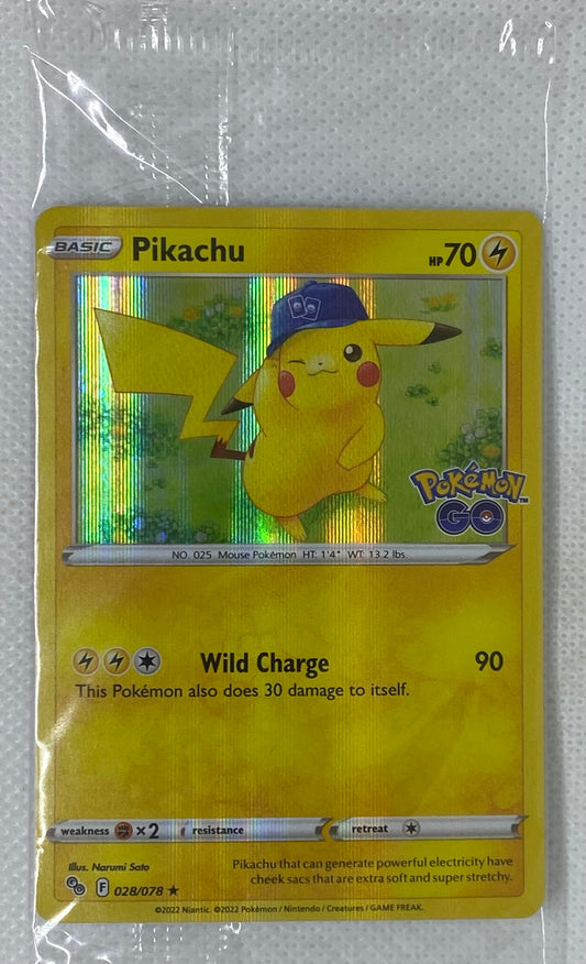 Pokemon GO TCG Pikachu 028/078 Store Promotional Sealed