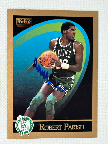 1990 Skybox #20 Robert Parish Boston Celtics Signed Card