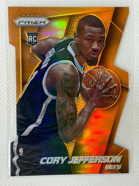 2014-15 Panini Prizm Prizms Orange Die Cut #295 Cory Jefferson /139 Brooklyn Nets