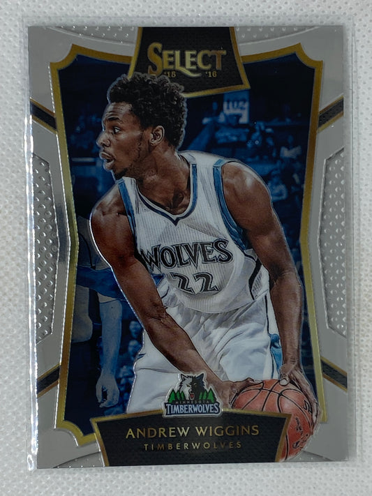 2015-16 Panini Select Concourse Andrew Wiggins #1 Minnesota Timberwolves