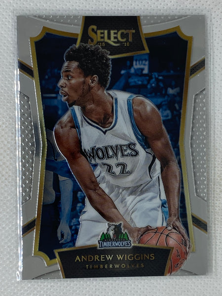 2015-16 Panini Select Concourse Andrew Wiggins #1 Minnesota Timberwolves