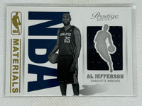 2013-14 Panini Prestige NBA Materials Relic Al Jefferson #25 Charlotte Bobcats