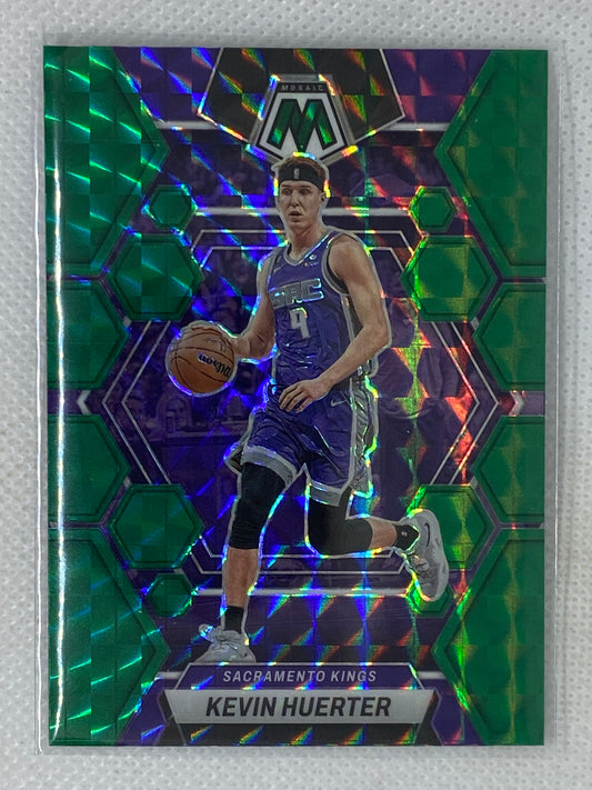 2022-23 Panini Mosaic Green Mosaic Kevin Huerter #54 Sacramento Kings