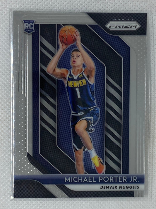 2018-19 Panini Prizm Michael Porter Jr. Rookie RC Card #32 Denver Nuggets