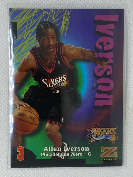 1997-98 SkyBox Z-Force Purple Allen Iverson #150 Philadelphia 76ers