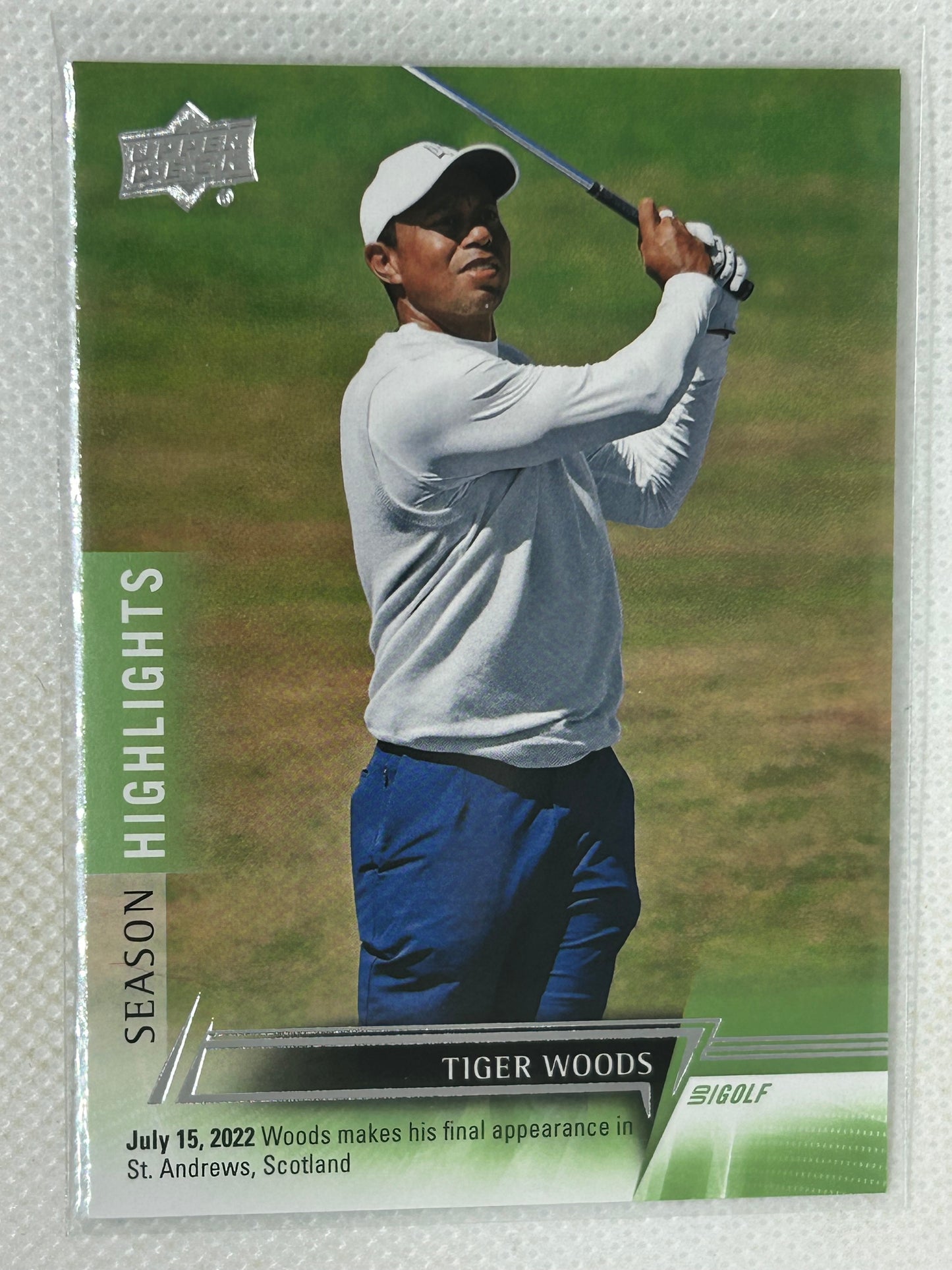 2024 Upper Deck Season Highlights Tiger Woods #78