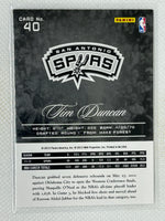 2013-14 Panini Prestige Tim Duncan #40 San Antonio Spurs