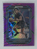 2023-24 Panini Draft Picks Purple Wave Prizm Refractor #4 Amen Thompson Houston Rockets