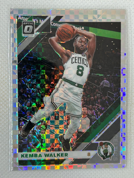 2019-20 Panini Optic Checkerboard Prizm #52 Kemba Walker Boston Celtics