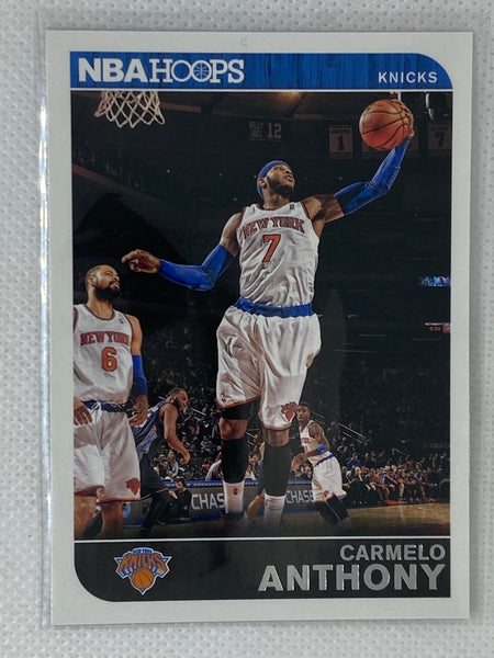 2015-16 NBA Hoops Basketball #97 Carmelo Anthony New York Knicks