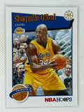 2019-20 Panini Hoops Tribute Winter #283 Shaquille O'Neal Los Angeles Lakers