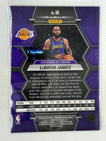 2022-23 Panini Mosaic Lebron James Green Mosaic Prizm #98 Los Angeles Lakers