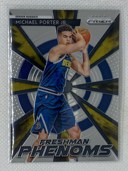 2018 Panini Prizm Freshman Phenoms Michael Porter Jr. Rookie RC #12 Denver Nuggets